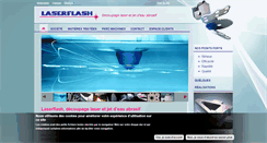 Desktop Screenshot of laserflash.be